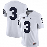 Penn State Nittany Lions 3 DeAndre Thompkins White Nike College Football Jersey Dzhi,baseball caps,new era cap wholesale,wholesale hats